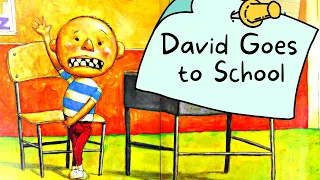 David Goes To School Animated Kids Books Read Aloud David School Rules 