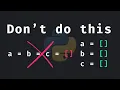 Beginners Often Make THIS Mistake In Python