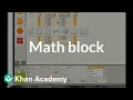 Math block Lego robotics Electrical engineering Khan Academy
