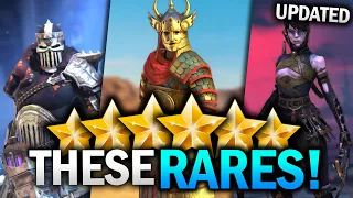 7 RARE CHAMPIONS You MUST LEVEL New - Raid Shadow Legends Tier List