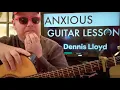 Download Lagu How To Play Anxious Guitar Dennis Lloyd // easy guitar tutorial beginner lesson chords