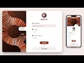 Responsive Login Sign Up Form in HTML CSS JavaScript Modern UI Design