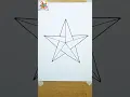 How to Draw a 3D Five-Pointed Star Easy Optical Illusion Art