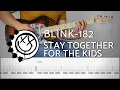 Download Lagu BLINK-182 - STAY TOGETHER FOR THE KIDS | Guitar Cover Tutorial (FREE TAB)