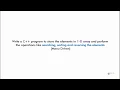 C program how to reverse an array
