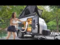 Download Lagu VISSEN EN KAMPEREN IN EEN CARAVAN MET TWEE SLAAPKAMERS IN DE REGEN ☔ RV-caravan