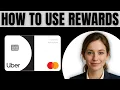 How To Use Uber Pro Card Rewards