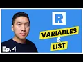How to create variables and lists in R R Tutorial