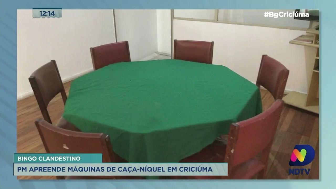 Polícia Militar desarticula esquema de jogos de azar em Criciúma