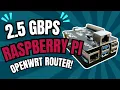 A Raspberry Pi 5 OpenWRT Router with 2 5Gbps LAN