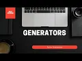 PYTHON GENERATORS