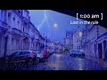 Download Lagu [3HOURS]ASMR WALKING IN HEAVY RAIN THUNDERSTORM at Night No ADS | relaxing ASMR Rain for sleeping