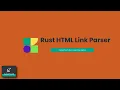 Rust Exercise - HTML document link parser