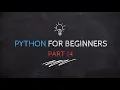 Python for Beginners - while loop infinite loop