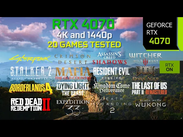 The RTX 4070 in 2026 - It's 3 Years Old TODAY!   | 20 New Games Tested at 4K, 1440p + Path Tracing