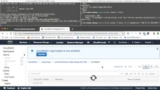 NodeJS debugger on AWS Lambda