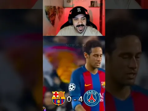 Melhor jogo da história! Barcelona 0x4 PSG