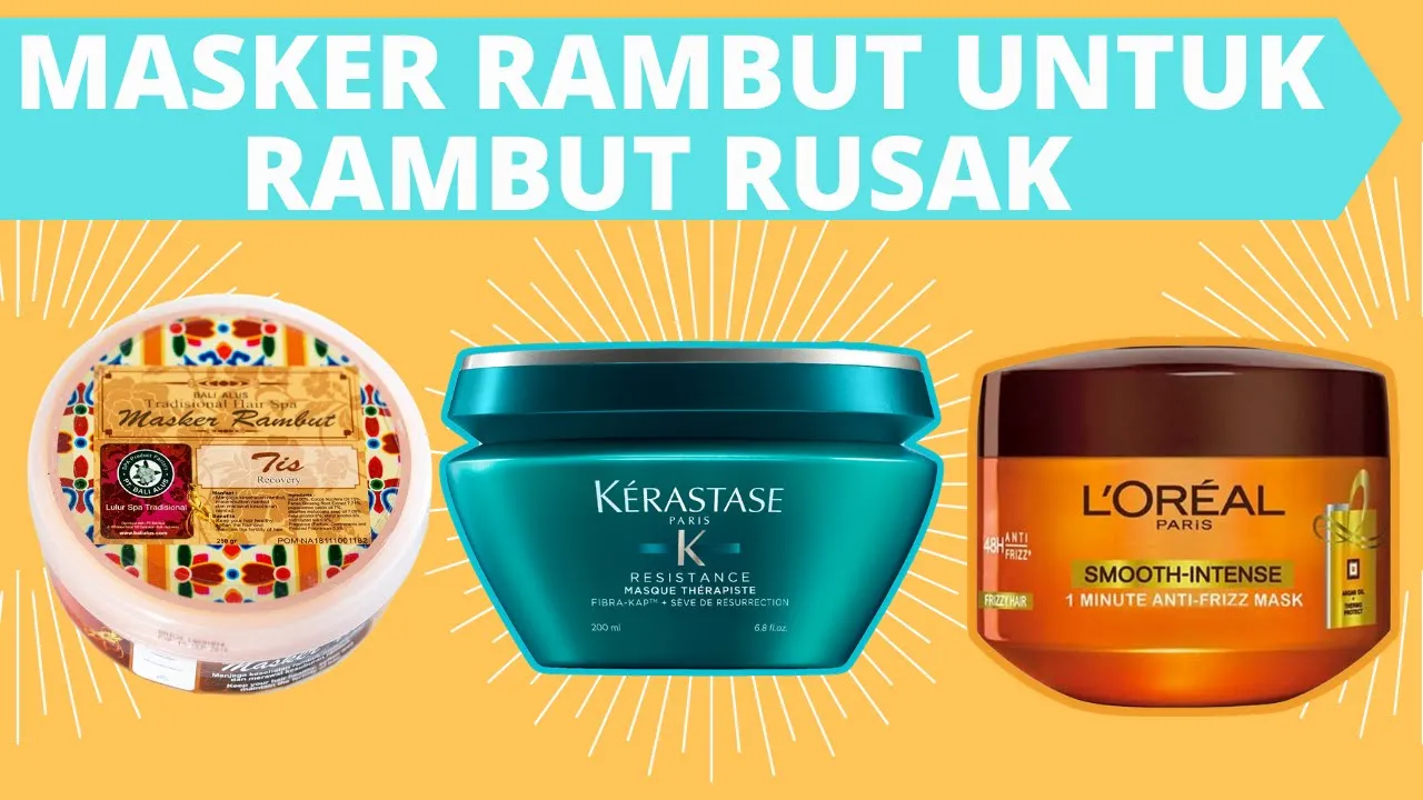 RAMBUT RUSAK JADI SEHAT HANYA DENGAN SHAMPOO PANTENE, LOREAL TOTAL REPAIR MASK & EXTRAORDINARY OIL. 