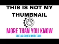 Lagu blink-182: More Than You Know (Guitar Cover w/ TABS!)