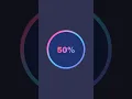 animated gradient shiny loader with html css and js
