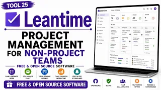 Tool 25 Leantime Project Management for Non-Project Teams Free Open Source Software Uplatz