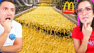 كيف بيتم تصنيع بطاطا الماكدونالدز 