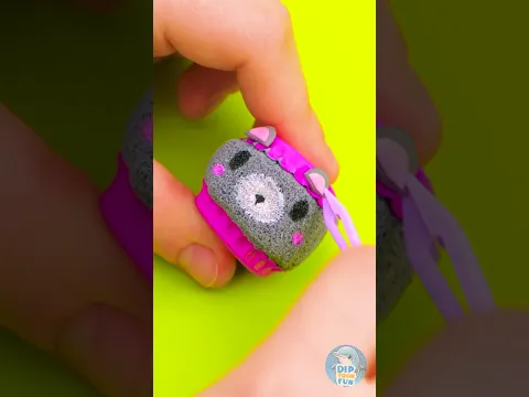 🎨 I MADE cute craft from lids! 🌿 #DIY #Kids