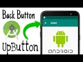 How to implement back button on - Android Studio