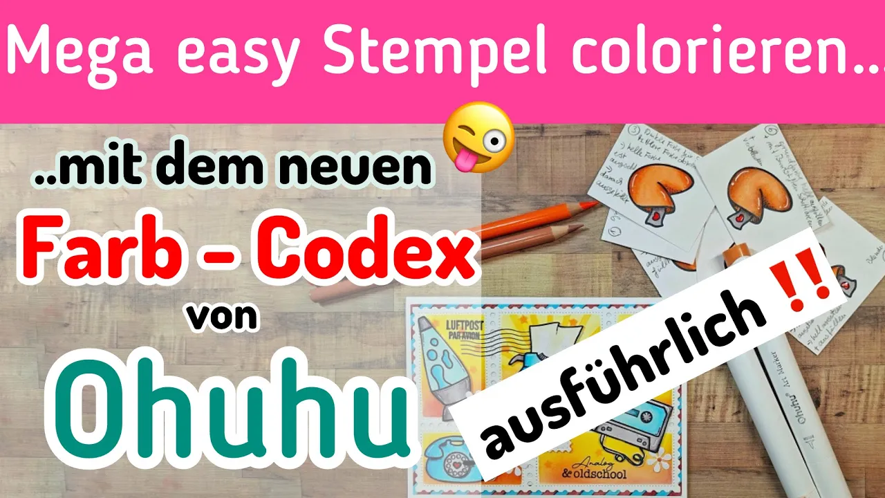 Colorieren- so einfach wie nie ! Mit Ohuhu‘s neuen Codex ❗️