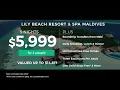 Award-Winning Lily Beach Resort Spa Maldives All-Inclusive Luxury