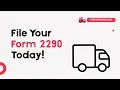 IRS Form 2290 Explained for New Truck Owners