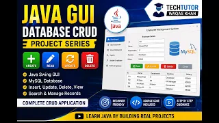 Java GUI CRUD Project Session Create Operation using JAVA Forms and MYSQL