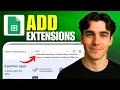 How To Add Extensions In Google Sheets Tutorial 2026
