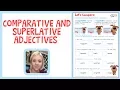 Comparative and Superlative Adjectives Grammar Worksheets Kids Academy