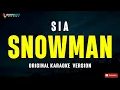 Download Lagu Snowman - Sia (Original Karaoke Version)