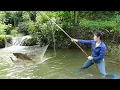 Download Lagu How To Catch Fish In The Streams, Traditional Fishing with Net, Catching a Lots of Fish