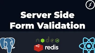 Server-Side Form Validation w NodeJS React - Part 4