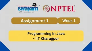 NPTEL Programming in Java Week 1 Assignment 1 Solutions 2026