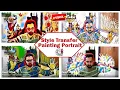 Real-Time Style Transfer Painting Portrait Python Mediapipe OpenCV