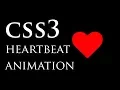 CSS3 Heatbeat Animation Animated Heartbeat Using CSS3 Animation