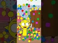 I put bouncy balls on Simon #funny #animation t￼