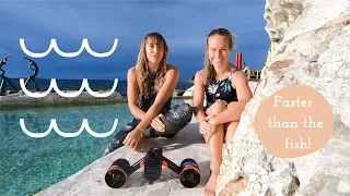 Trying Out A Dual-Motor Underwater Scooter at Manly Beach 🦀  -WhiteShark MixPro (Not Spon)