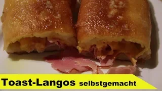 Hungarian Pizza - Fried FlatBread (Langos) - Street Food Budapest. 