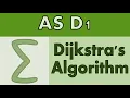 AS Decision 1 D1 - Dijkstra s algorithm