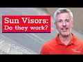 Do Sun Visors for Cars Work Glass Doctor