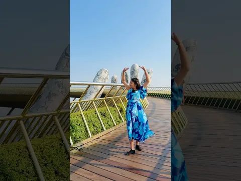Fairytale dreams in Ba na Hills!!🧚#goldenhand #banahills #vietnam #viral #shortvideo