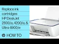 Replace ink cartridges HP DeskJet and Ultra printers HP Support