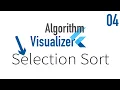Flutter Algorithm Visualizer - Selection Sort