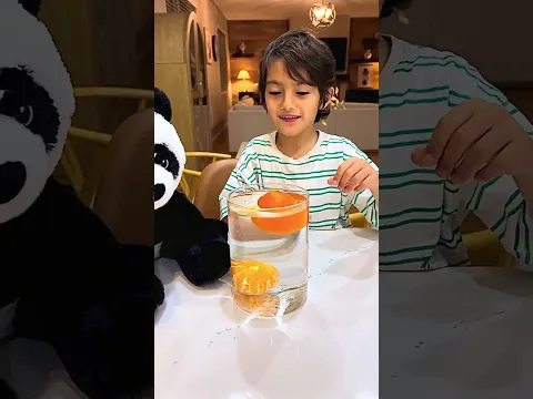 Experiment with orange 🍊. #shorts #experiment #shortvideo