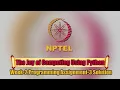 The Joy of Computing Using Python Week-2 Programming Assignment-3 Solution